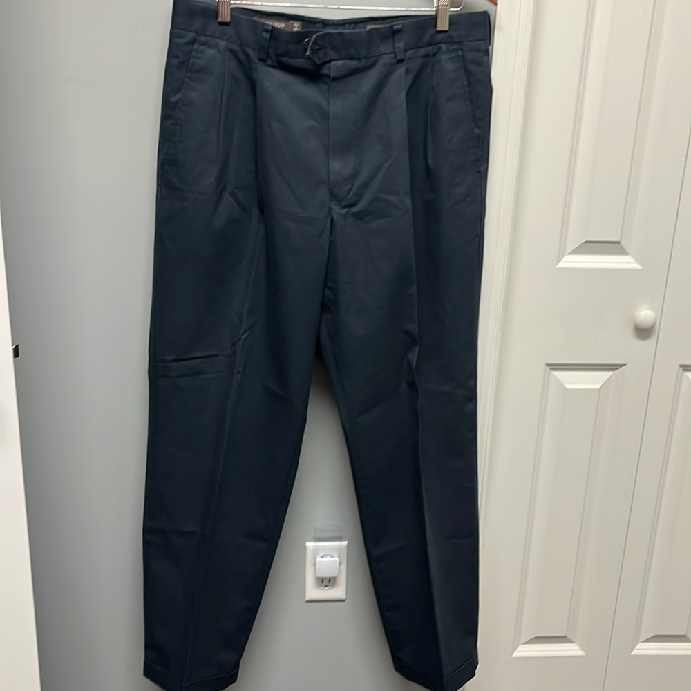 Nordstrom Navy Pleated Pants